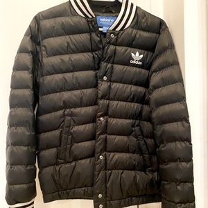 adidas Originals Puffer Jacket Black Size W Medium